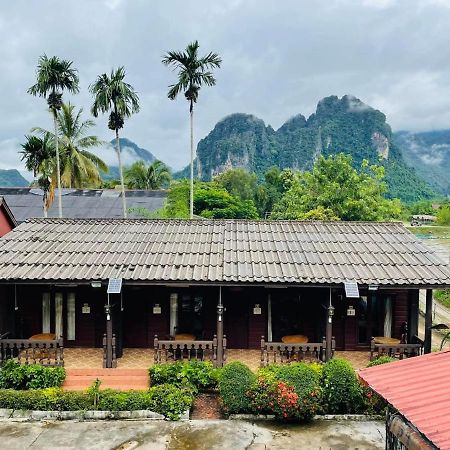 Bungalows Le Jardin Vangvieng ヴァンヴィエン エクステリア 写真