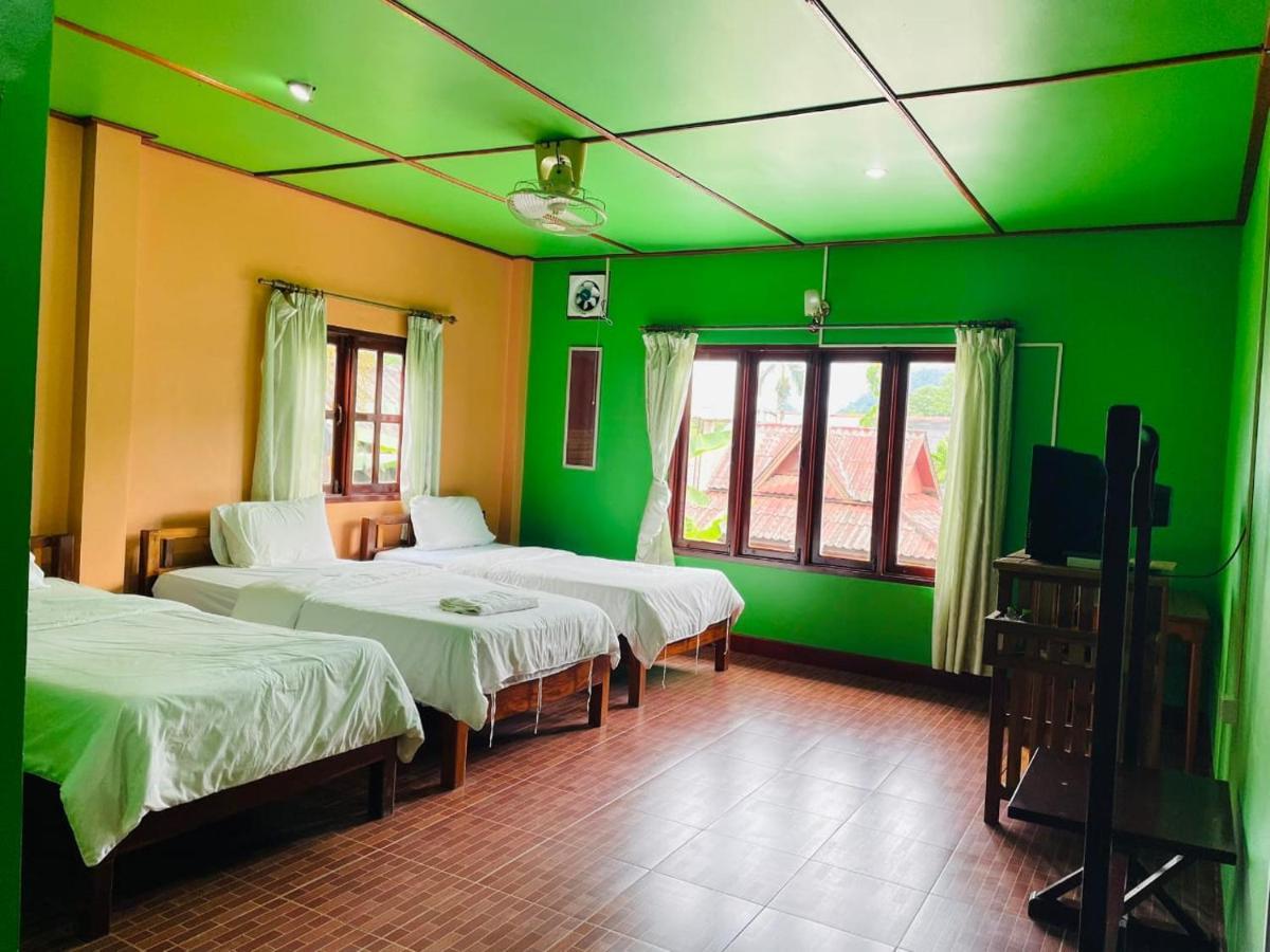 Bungalows Le Jardin Vangvieng ヴァンヴィエン エクステリア 写真