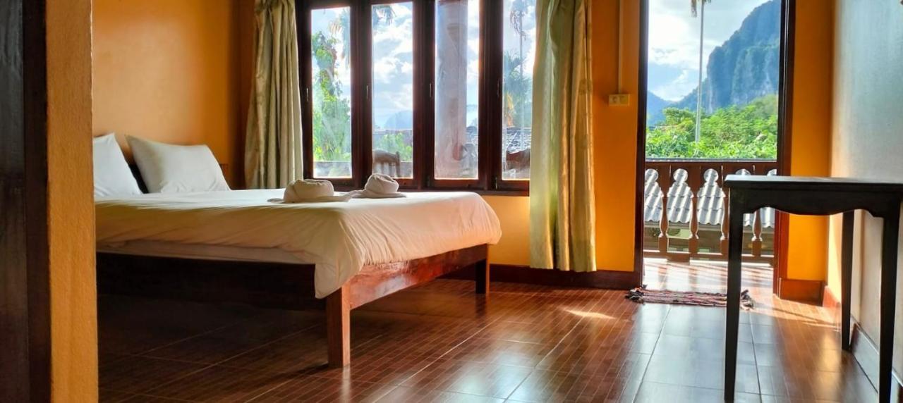 Bungalows Le Jardin Vangvieng ヴァンヴィエン エクステリア 写真