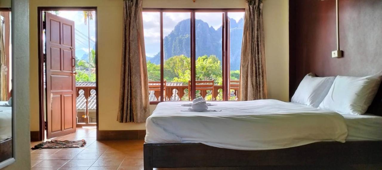 Bungalows Le Jardin Vangvieng ヴァンヴィエン エクステリア 写真