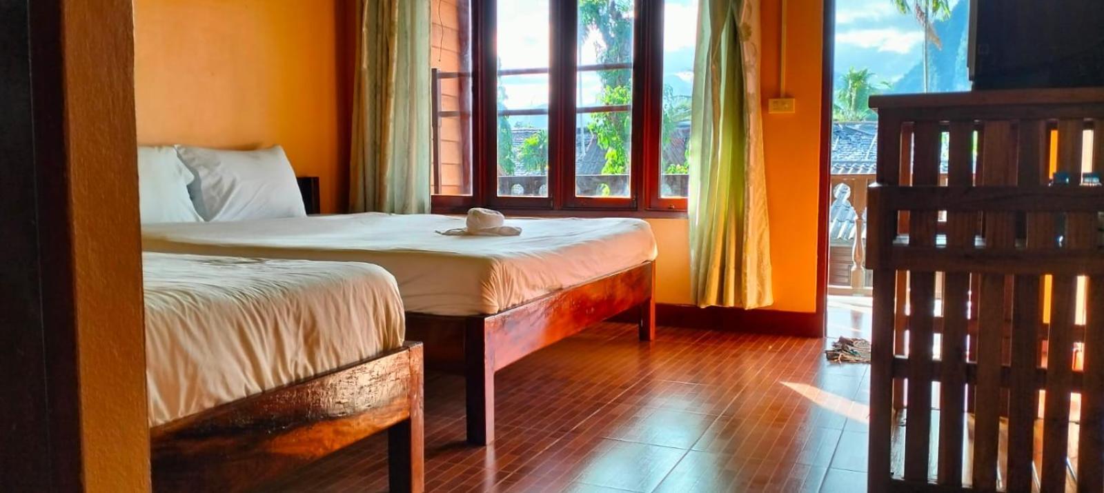 Bungalows Le Jardin Vangvieng ヴァンヴィエン エクステリア 写真
